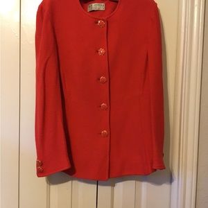 Red St. John jacket size large